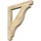 Ekena Millwork Funston Craftsman Rough Sawn Bracket, Douglas Fir, 4"W x 34"D x 38"H BKT04X34X38FST04RDF - alternate 1
